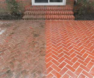 Driveway pressure washing and concrete cleaning