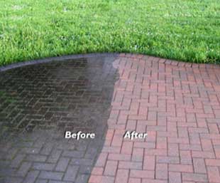 Power washing wood surface by Reliable Power Washing